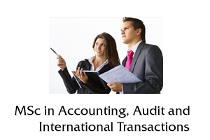 MSc in Accounting, Audit and International Transactions